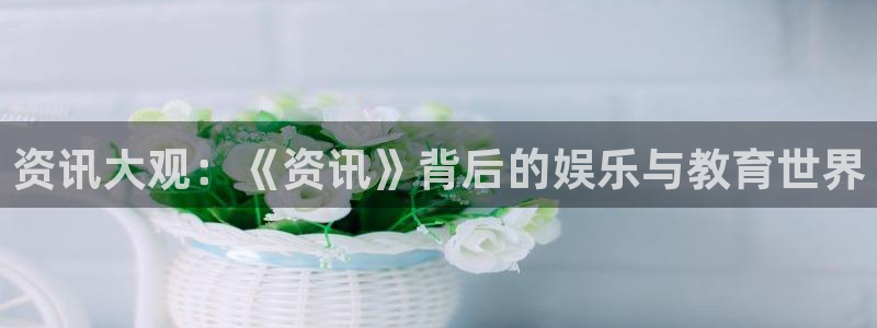长征娱乐什么意思：资讯大观：《资讯》背后的娱乐与教育世界