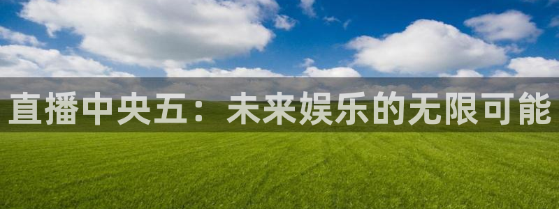 9255tv直播nba在线观看：直播中央五：未来娱乐的无限可能